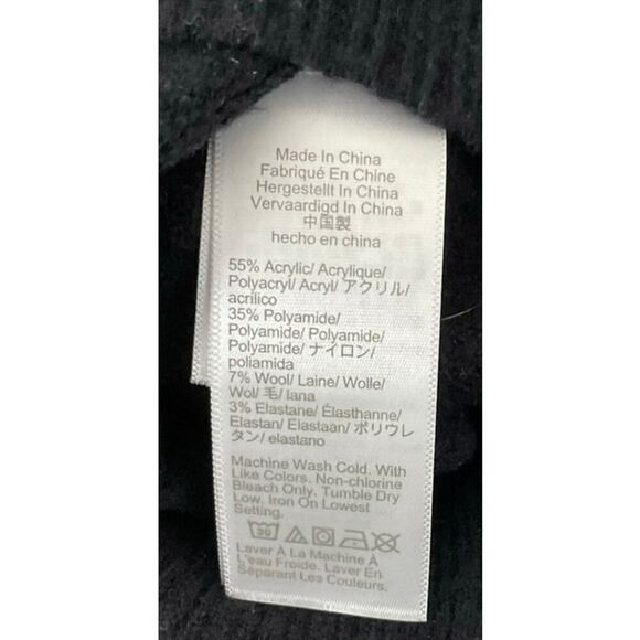 J.Crew Colorblock crewneck sweater in extra-soft yarn Womens Wool Blend Sz Large - Picture 7 of 7